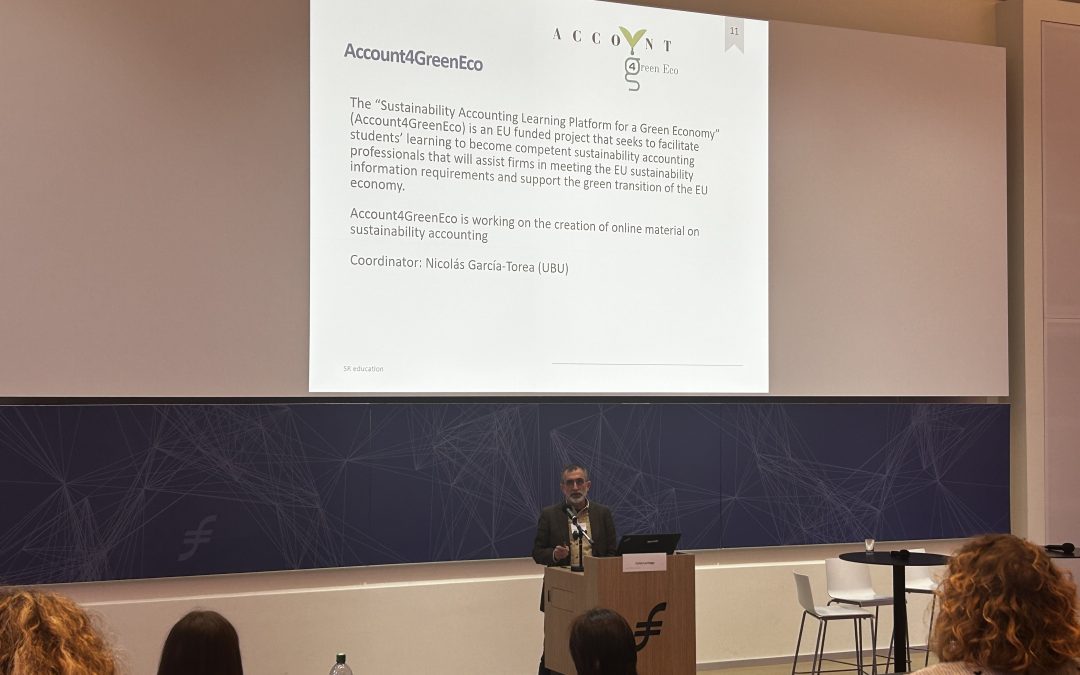 The Account4GreenEco Project was referenced in a workshop on sustainability reporting organized by the European Accounting Association