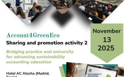 Account4GreenEco Project announces its Final Conference – Bridging practice and university for advancing sustainability accounting education (November 13, 2025)